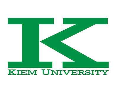 kiem university branding college dailylogochallenge design graphic design icon illustrator logo minimal typography
