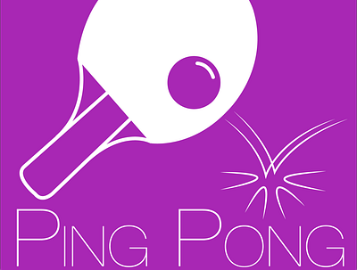 ping pong branding dailylogochallenge design graphic design icon illustration illustrator logo ping pong typography