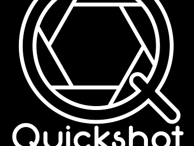 quickshot branding camera dailylogochallenge design graphic design illustration illustrator logo minimal typography