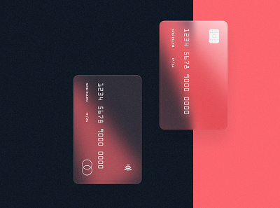 Bank card design app application bank blur card clay design embossed standart glas ios mastercard mobile design money noise num number payment paypass texture ui