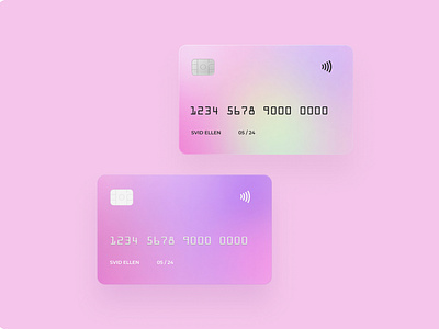 Bank card design