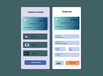 Credit card checkout checkout dailyuichallenge interfacedesign mobileapp uidesign