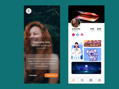 Daily ui 006 User profile page