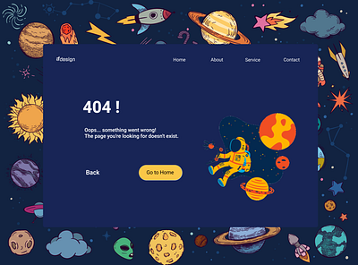 Daily ui 008 404 Error page 404error 404page dailyuichallenge interfacedesign ui