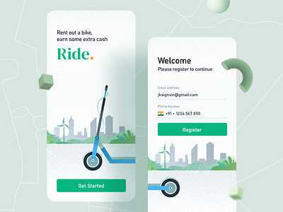 Bike rental app