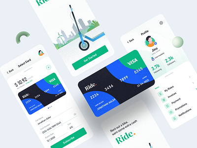 App design for bike rental bike chennai corona covid credit card cycling daily ui dailycreativechallenge debut design system illustrations india payment qatar ride scooter subscription textures transportation vehicle