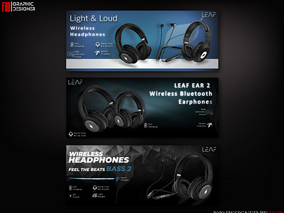 Leaf Studio's Home Page banners