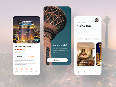 Hotel App app hotel ui