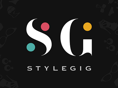 Stylegig Logo branding fashion app flat identity illustration logo logotype stylegig ui