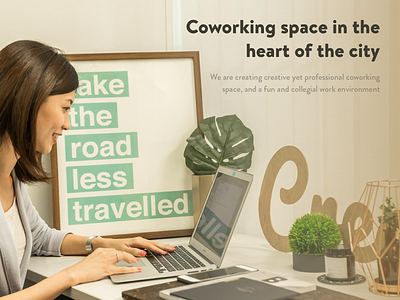 Workcentral - Space tour clean coworking space design spaces ui ux webpage website workcentral