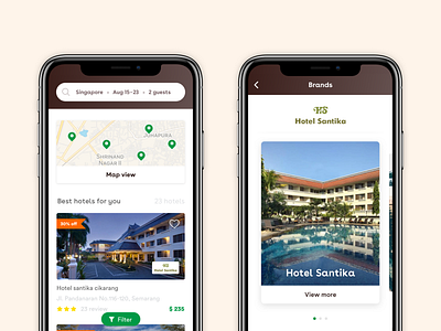 Hotel search - HS brand hotel hotel app hotel booking hotel search hs ios app mobile search travel trip ui ux