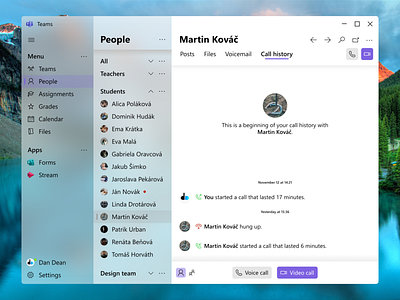 Microsoft Teams Redesign Concept (Part 2)