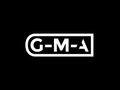 G-M-A Logo brandmark logo