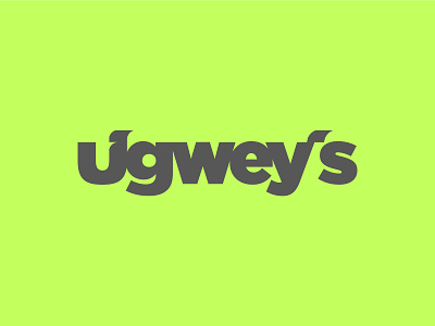 Ugwey's branding design graphic design identity logo logotype master master ugwey symbol ugweys лого логотип