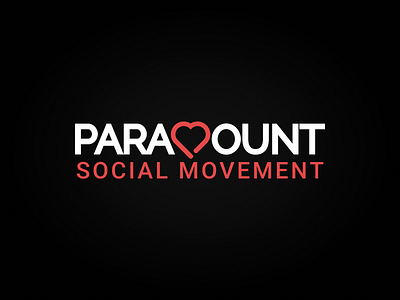 Paramount Social Movement - Logo Design branding charity logo non profit vector