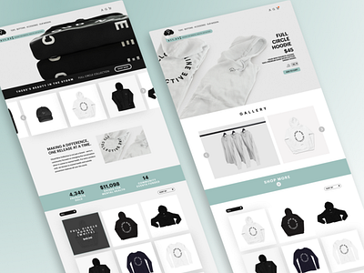 Cloud Nine Collective - Website and branding design branding design ecommerce logo ui ux web
