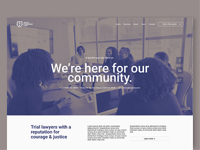 Smith & Ramano Law - Website Experiment for a Law Firm