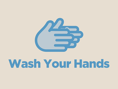 Wash Your Hands animation blue bubbles hands illustration vector wash