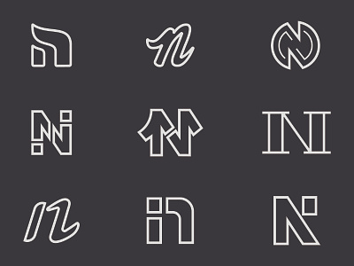 Letter N Exploration branding illustration letter n logo vector