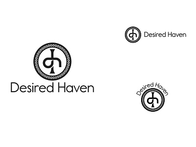 Desired Haven Logo celtic cross cross design icon logo vector