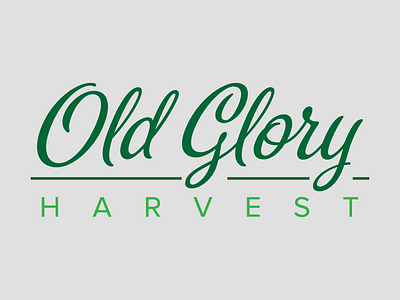 Old Glory Harvest green logo