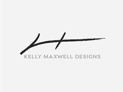 Kelly Maxwell Designs black branding design grey illustrator logo logodesign vector white