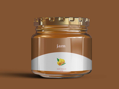 Small Honey Jar Collection Label Mockup collection honey jar label mockup small