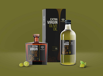 Glossy Olive Oil Vinegar Bottle Mockup bottle glossy mockup oil olive vinegar