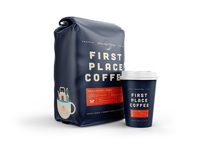 New Coffee Leave Packet Mockup coffee leave mockup new packet