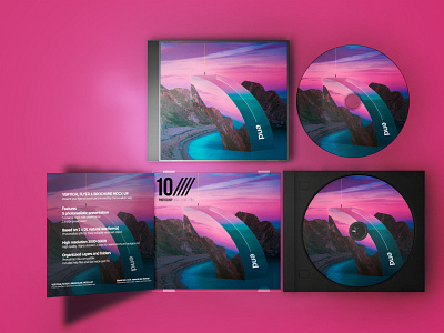 Premium DVD Presentation Mockup