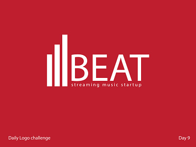 music beat branding dailylogochallenge day9 icon illustration logo music startup streaming typography vector