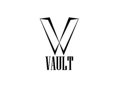 vault brand branding clothing dailylogo dailylogochallenge day28 fashion illustrator logo trendy logo vault