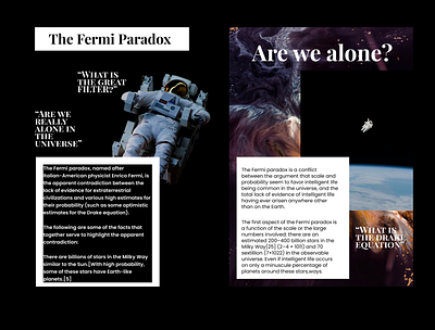 The Fermi Paradox animation app branding design illustration logo meditation typography ui ux