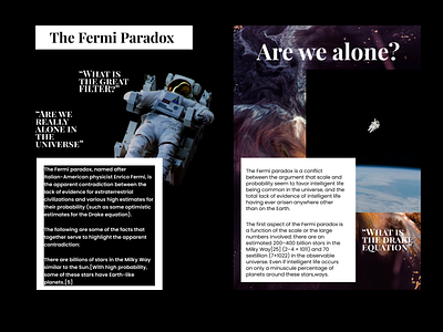 The Fermi Paradox