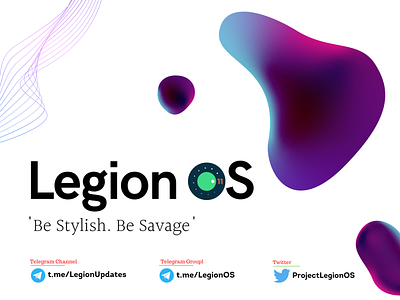 LegionOS branding design illustration minimal ui