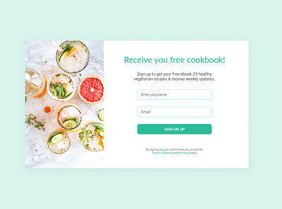 Daily UI #001 Sign Up page dailychallenge dailyui 001 design signup signup page ui