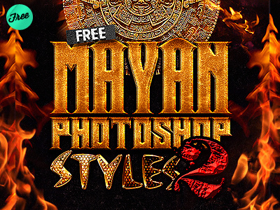 Free Mayan Photoshop Layer Styles V2 by Industrykidz on Dribbble