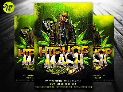 Free Psd Mixtape Cover Flyer Template By Industrykidz On Dribbble