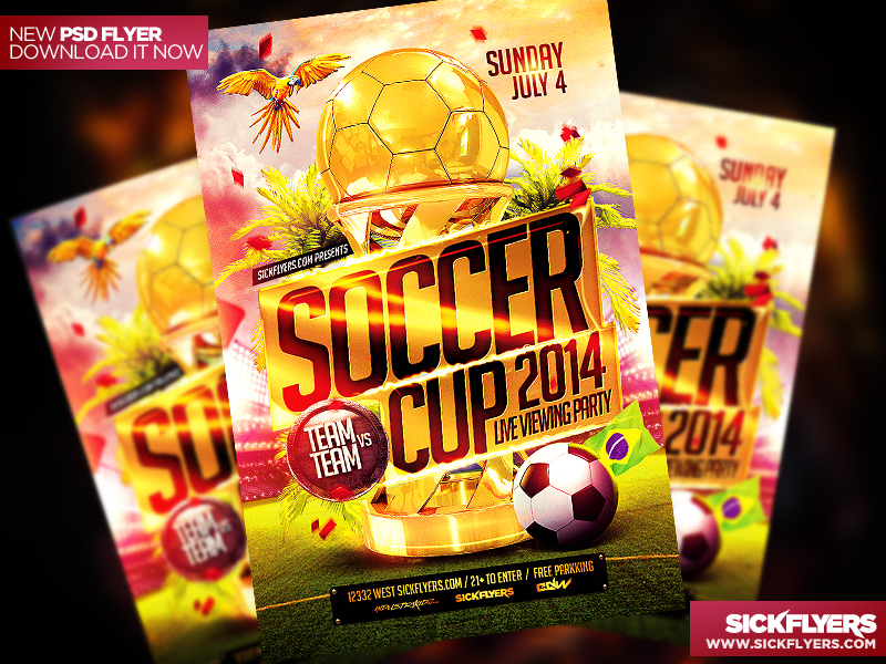 soccer flyer templates free download