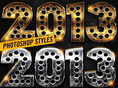 New Year Photoshop Styles app asl chrome cinematic film flares game gold grunge heavy idustrykidz interface iron layer style metal metallic movie nye photoshop style resource rusted shiney shiny silver stain steel text styles ui user interface web