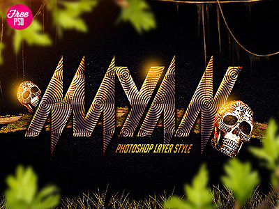 Free Mayan Photoshop Layer Style free freebie layer styl mayan photoshop style psd