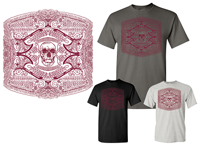 Battle Axes design illustration pattern procreate t shirt design