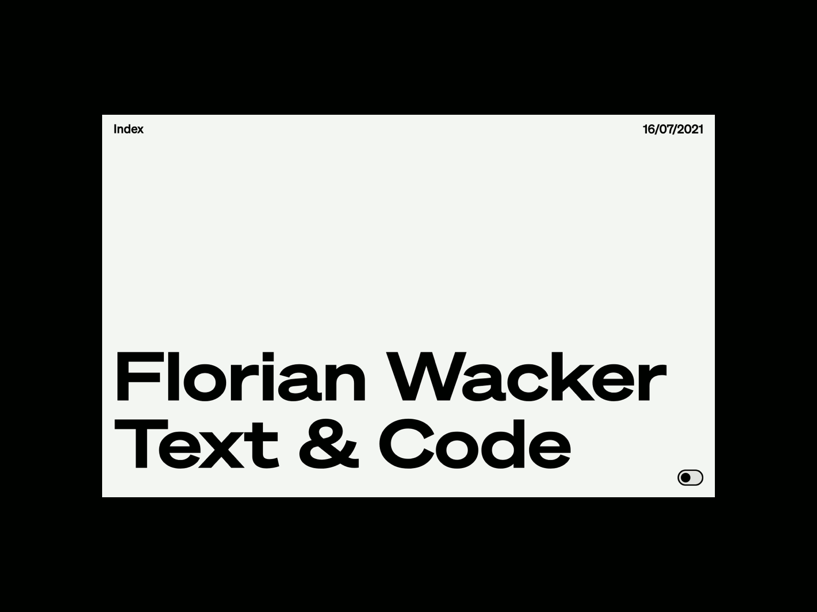 Text Code By Florian Wacker On Dribbble