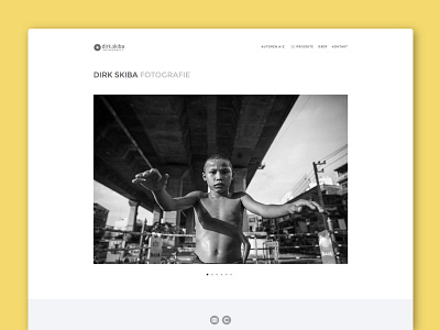 Photographer site clean design minimal photography ui ux webdesign