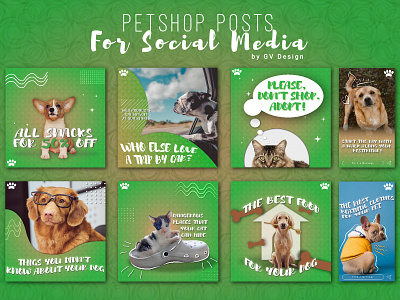 Petshop's Social Media Posts