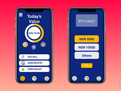 Maycoin app app design design ui