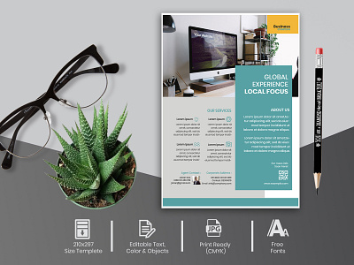 Business Creative Marketing Flyer banner design branding design brochure brochure design corporate flyer flyer flyer design flyer template graphics design real estate flyer