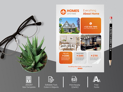 Home Sale Agency marketing Flyer