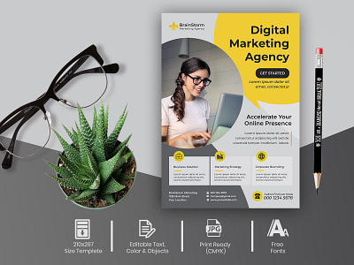 Digital Marketing Agency Marketing Flyer