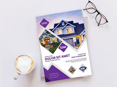 Home sale company marketing flyer banner design branding design brochure design flyer flyer design flyer template graphic design graphics design real estate flyer uiux design